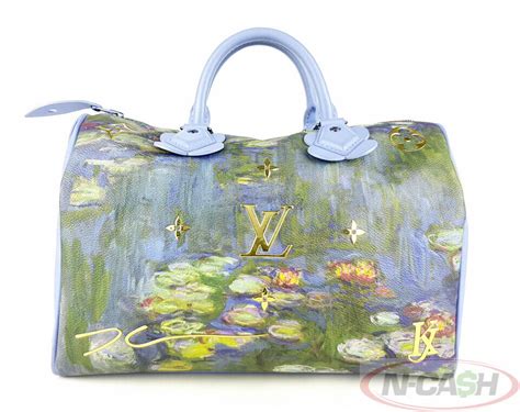 louis vuitton monet ninfee|louis vuitton jeff koons handbag.